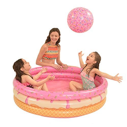 Zhyaj Redonda Piscinas Portatil Hinchables Infantil Desmontables Bañera Hinchable,D 120 * 30cm