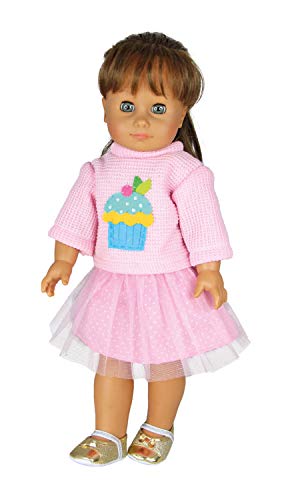 010348 - Falda con jersey, Gr.28-33cm , color/modelo surtido