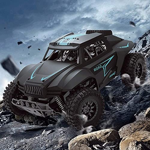 1/14 RC Cars 4WD High Speed Bigfoot Rock Crawler Vehicle 2. 4G Radio Remote Control Off- Road RTR Racing Monster Truck Desert Power Buggy for Kids Adults Hobby Toys Gift (3 Battery)