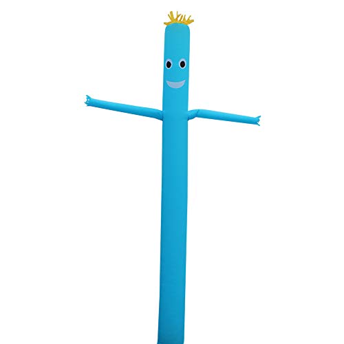 20 pies inflable bailarín títere brazo flailing tubo hombre loco viento ondulado que vuela destaque publicidad cielo aire para 18 pulgadas / 45 cm soplador, no incluye soplador (Cielo azul)