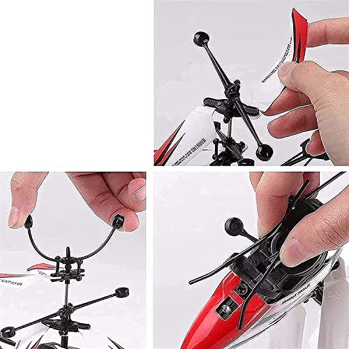 3.5CH Hobbyist Grade RC Helicopter Large 2.4GHz Airplane Model Toys LED Helicopter Wireless Remote Control Aircraft Fall-Resistant Helicopter Gyro Best Xmas Gift for Kids (2 Batteries)