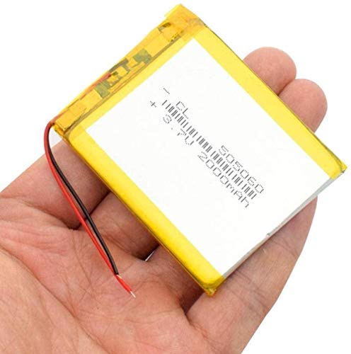 505060 3.7V 2000mAh li polímero de Litio lipo batería Recargable para MP3 GPS Navigator DVD Juguetes eléctricos Power Bank Tablet PC-Pc 1-4 Piezas