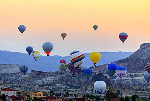 6000 piezas de rompecabezas para adultos para niñosGlobo aerostático románticoJuego de habilidad para toda la familia