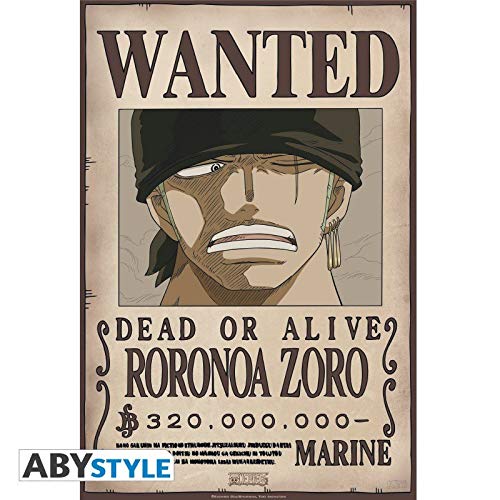 ABYstyle - One Piece - Set 2 Chibi Posters - Wanted Zoro & Sanji (52x35)