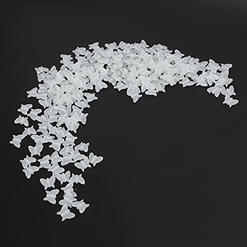 Accesorios de Mariposa Blanca, Accesorios de Ropa, 200 Piezas, Accesorios de Artesanía de Bisutería para Sastrería tienda de Ropa para Disfraces