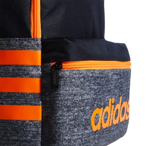 adidas Mochila juvenil Classic 3S - 978479, Mochila juvenil clásica 3S., Talla única, Cebolla/Azul marino/Naranja/Negro