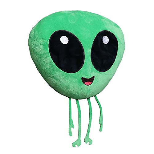 Alien Monster MuñEco De Peluche De Juguete, Verde Alien Divertido Almohada Aventura Suave Relleno Cojines Regalo De CumpleañOs para NiñOs NiñAs Adultos