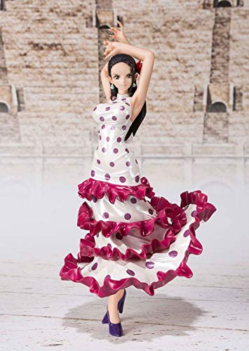 Animado estatua figurilla de modelo de personaje de una pieza de la princesa Dressrosa Violeta Violeta bailarina en caja hecha a mano Colección Modelo 21.5cm