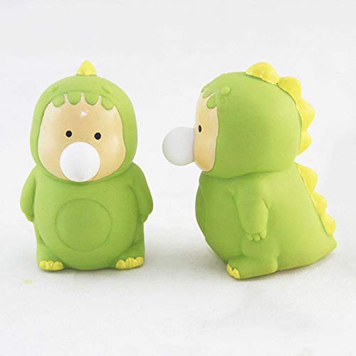 Aoten Baby Dragons Spit Bubble Pinch Music Squeezes Bubbles Funnys Vent Toys for Kids Adults Stress Relief Toy 2pcs