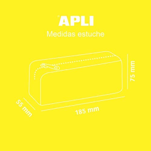 APLI 18418 - Estuche silicona Fluor Collection - Color Amarillo
