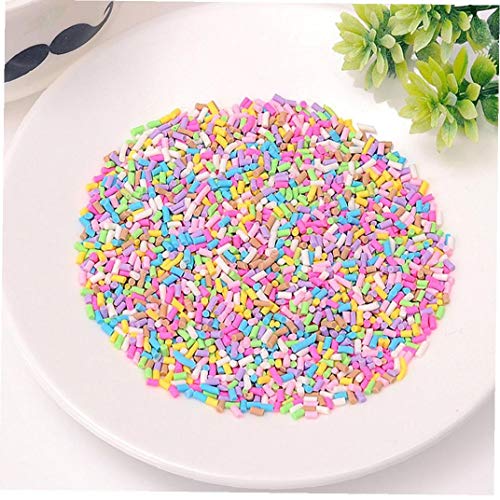 Arcilla Limo Mullido Suministros Beads Partículas De Lodo Juguete para Fake De Chocolate De La Torta Caja del Teléfono De Postre Álbum De Recortes 20g