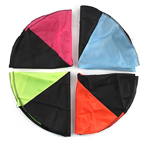 Asotagi Juego de paracaídas de 4 piezas para hombre, vuelo libre de enredos, juguete creativo multicolor para niños y niñas, niños y adultos