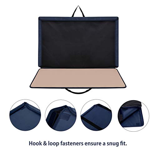 Becko Jigsaw Puzzle Board portátil Puzzle Case Puzzle Storage Puzzle Saver para hasta 1000 piezas (Khaki)