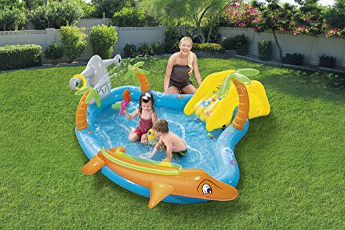 Bestway 53067 - Piscina Hinchable Infantil Vida Marina 280x257x87 cm