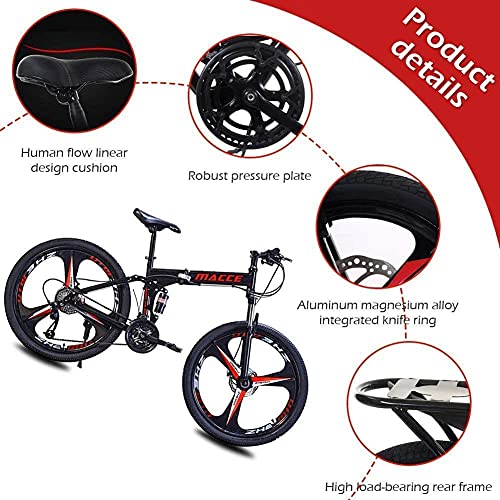 Bicicleta de montaña de 26 pulgadas, bicicleta de 21 velocidades, bicicletas de carretera, ciclismo deportivo al aire libre para estudiantes adultos, bicicletas de carretera de acero con alto contenid