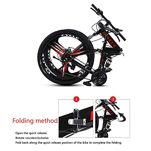 Bicicleta de montaña de 26 pulgadas, bicicleta de 21 velocidades, bicicletas de carretera, ciclismo deportivo al aire libre para estudiantes adultos, bicicletas de carretera de acero con alto contenid