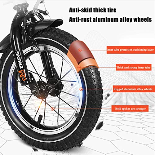 Bicicleta para Niños Infantil Bicicletas niños Bicicleta for niños pequeños Equilibrio bicicleta de los niños unisex Adjudtable Niño Formación de bicicletas por 2-8 Años de Edad Niño Niña con ruedas d
