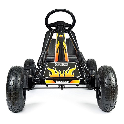 Bopster- Coche De Pedales Go-Kart con Ruedas Hinchables 5-8 Años- Llamas