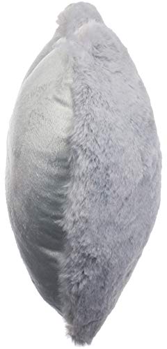 Brandsseller - Cojín con forma de corazón (40 x 30 cm), color gris claro