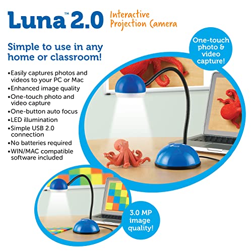 Cámara interactiva y proyector Luna 2.0 de Learning Resources