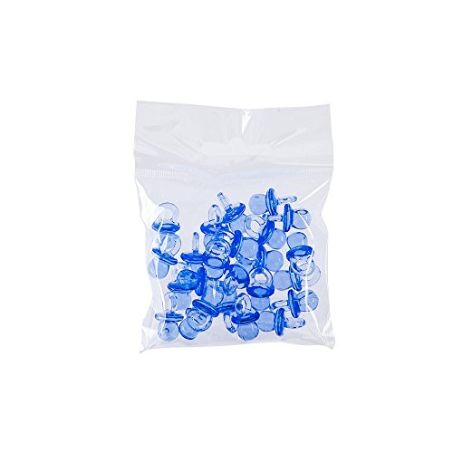 CARBOMBONIERE Ops Juego de chupetes, Azul Celeste, 14x8x18 cm, 24