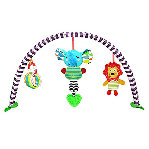 Cochecito De Juguete, Juguete del Arca del Bebé, Arco De Juguete para El Cochecito, Arco De Juguete para El Cochecito, Cama O Silla De Paseo con Sonajero Y Dispositivo Cama De Música para Bebé