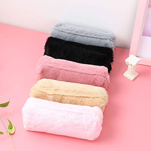 Cosanter netter - Estuche de peluche de un solo color, estuche escolar para estudiantes, color E