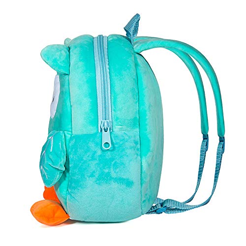 Czemo Mochila Infantil Guarderia Bolso del Cabrito Mochila para Niña y Niño 1-3 años (Búho Azul)
