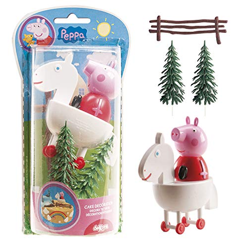 Dekora-302029 Kit de Decoracion de Tartas con Figuras Decorativas de Peppa Pig, Multicolor (GU24162)