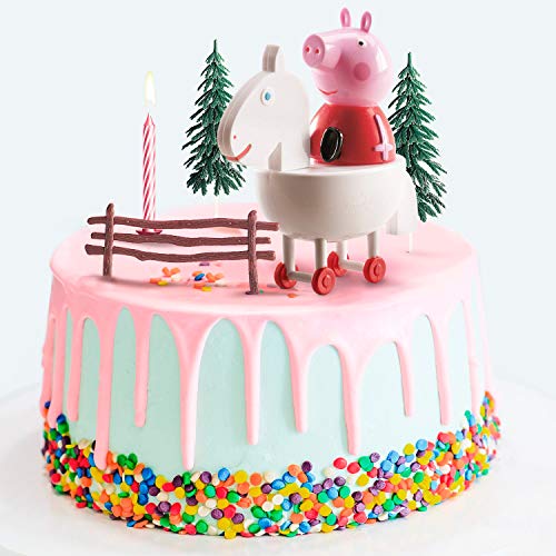 Dekora-302029 Kit de Decoracion de Tartas con Figuras Decorativas de Peppa Pig, Multicolor (GU24162)
