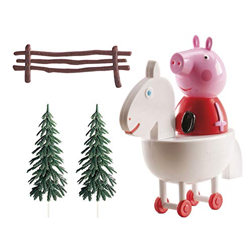 Dekora-302029 Kit de Decoracion de Tartas con Figuras Decorativas de Peppa Pig, Multicolor (GU24162)