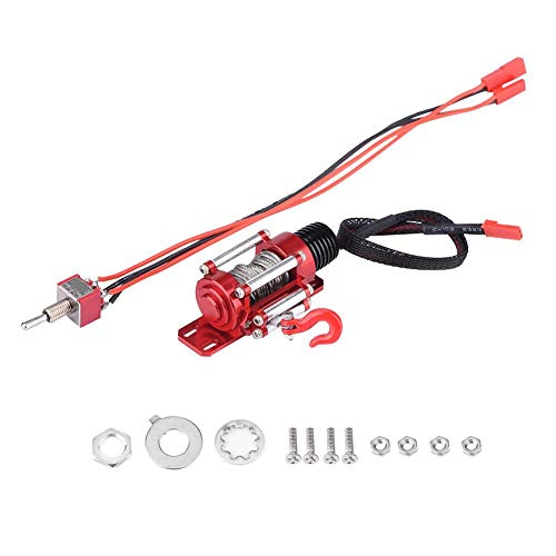 Dilwe RC Winch, 1:10 Crawler Climbing Cars Metal El¨¦ctrico para SCX10 D90 D110 TF2 TRX4 KM2