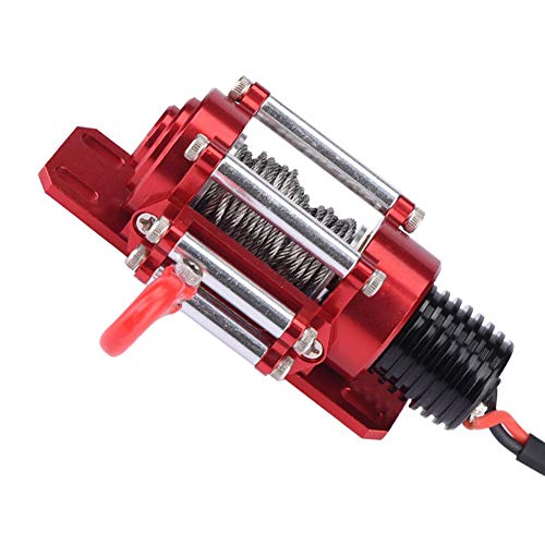 Dilwe RC Winch, 1:10 Crawler Climbing Cars Metal El¨¦ctrico para SCX10 D90 D110 TF2 TRX4 KM2
