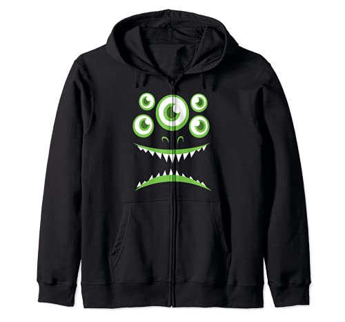 Disfraz de monstruo aterrador de Sudadera con Capucha