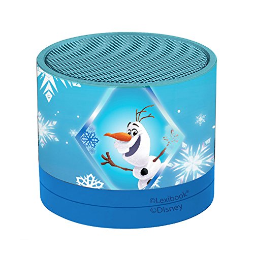 Disney Frozen-Mini Altavoz Inalámbrico, Bluetooth, Batería Recargable (Lexibook BT010FZ) LEX160