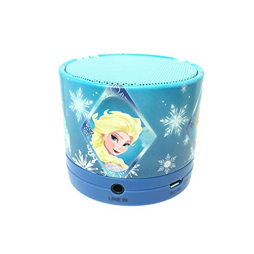 Disney Frozen-Mini Altavoz Inalámbrico, Bluetooth, Batería Recargable (Lexibook BT010FZ) LEX160