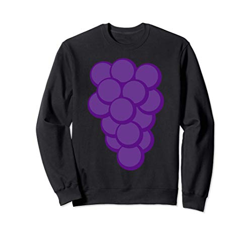 Divertido Disfraz Uvas Parejas Grupos Hombre Mujer Niños Sudadera