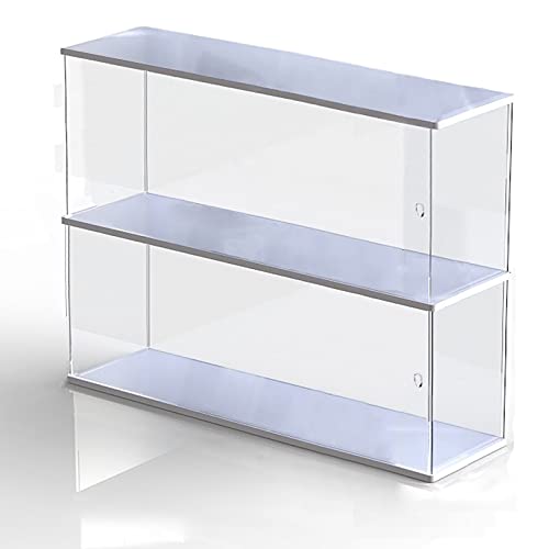 ELEpure - Expositor de 3 niveles de acrílico transparente, organizador, de decoración, para colección y presentación de figurillas