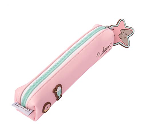 Estuche escolar - Estuche Pusheen Rose Collection │ Pequeño estuche escolar de la gatita viral más divertida - Producto con licencia oficial