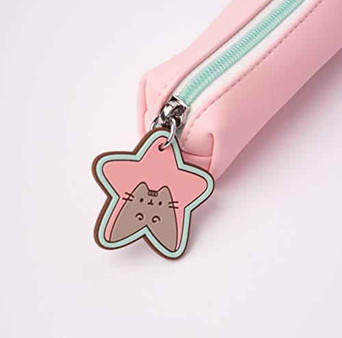 Estuche escolar - Estuche Pusheen Rose Collection │ Pequeño estuche escolar de la gatita viral más divertida - Producto con licencia oficial