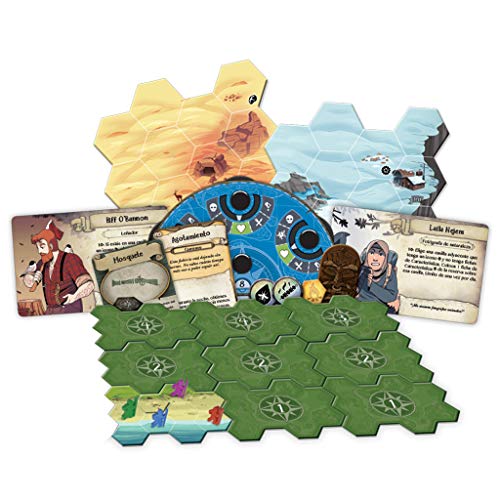 Fantasy Flight Games- Discover: Lands Unknown - Español, Color (DSC01ES)