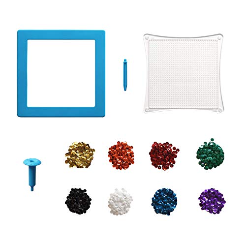 Flycatcher Small Sequin Set Smart Pixelator-Juego de Lentejuelas pequeñas, Color Azul (SPX244)
