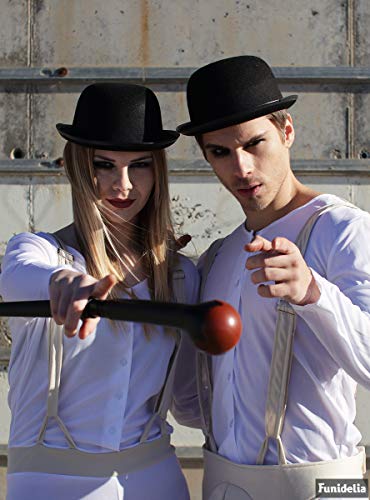 Funidelia | Bastón con Daga incorporada para Hombre y Mujer ▶ Clockwork Orange, Drugo, Películas & Series - Color: Blanco, Accesorio para Disfraz - Divertidos Disfraces y complementos