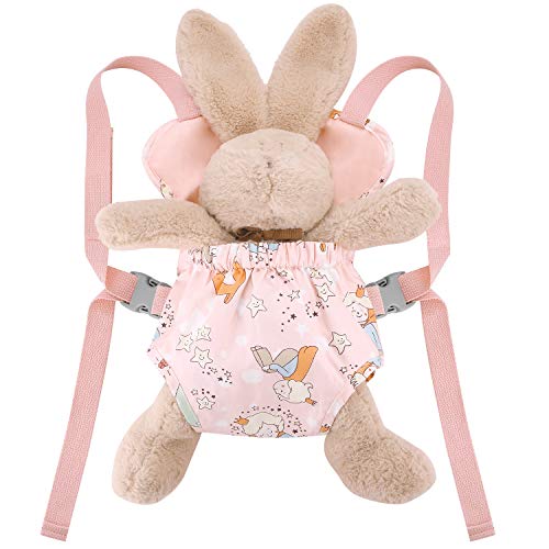 GAGAKU Muñeca Transporte Doll Carrier Delantera y Trasera de Bebé de Algodón para Niños Correas de Hombro Cruzadas - Príncipe