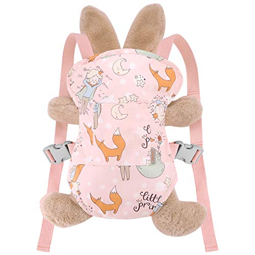 GAGAKU Muñeca Transporte Doll Carrier Delantera y Trasera de Bebé de Algodón para Niños Correas de Hombro Cruzadas - Príncipe