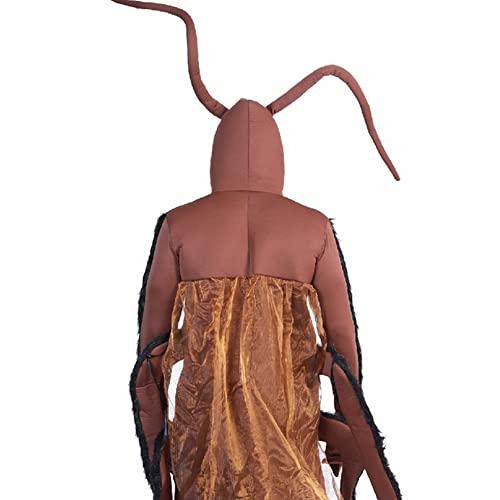 GGOODD Halloween Carnaval Fiesta de Navidad Etapa Rendimiento Ropa Cucaracha Body Cosplay Disfraz para Adultos Niños