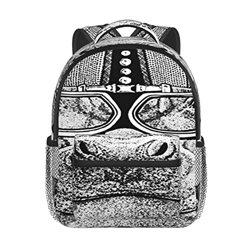 gjowegode Mochila Infantil para Niño Kindergarten, Hippo Behemoth River Horse Mochilas Kinder Preescolar Niñas Mochila Mochilas Lindo 2-6 Años, De Vuelta a La Escuela