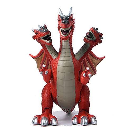 GKZJ Dinosaurios Juguetes,Dinosaurios Eléctrico T-Rex Figuras Juguete con Luz y Sonido Juguetes Regalo para Niños Niñas,Red