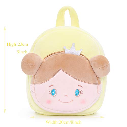 Gloveleya Regalos para bebés Mochila para niños pequeños Mochila para niñas Rosa 9 Pulgadas
