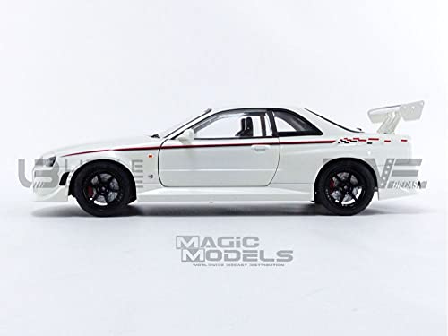 Greenlight 1999 Nissan Skyline GT-R R34 Nismo Blanco Perla 1:18 19049